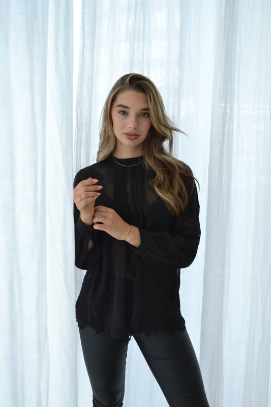 Embroidered Cotton Blouse