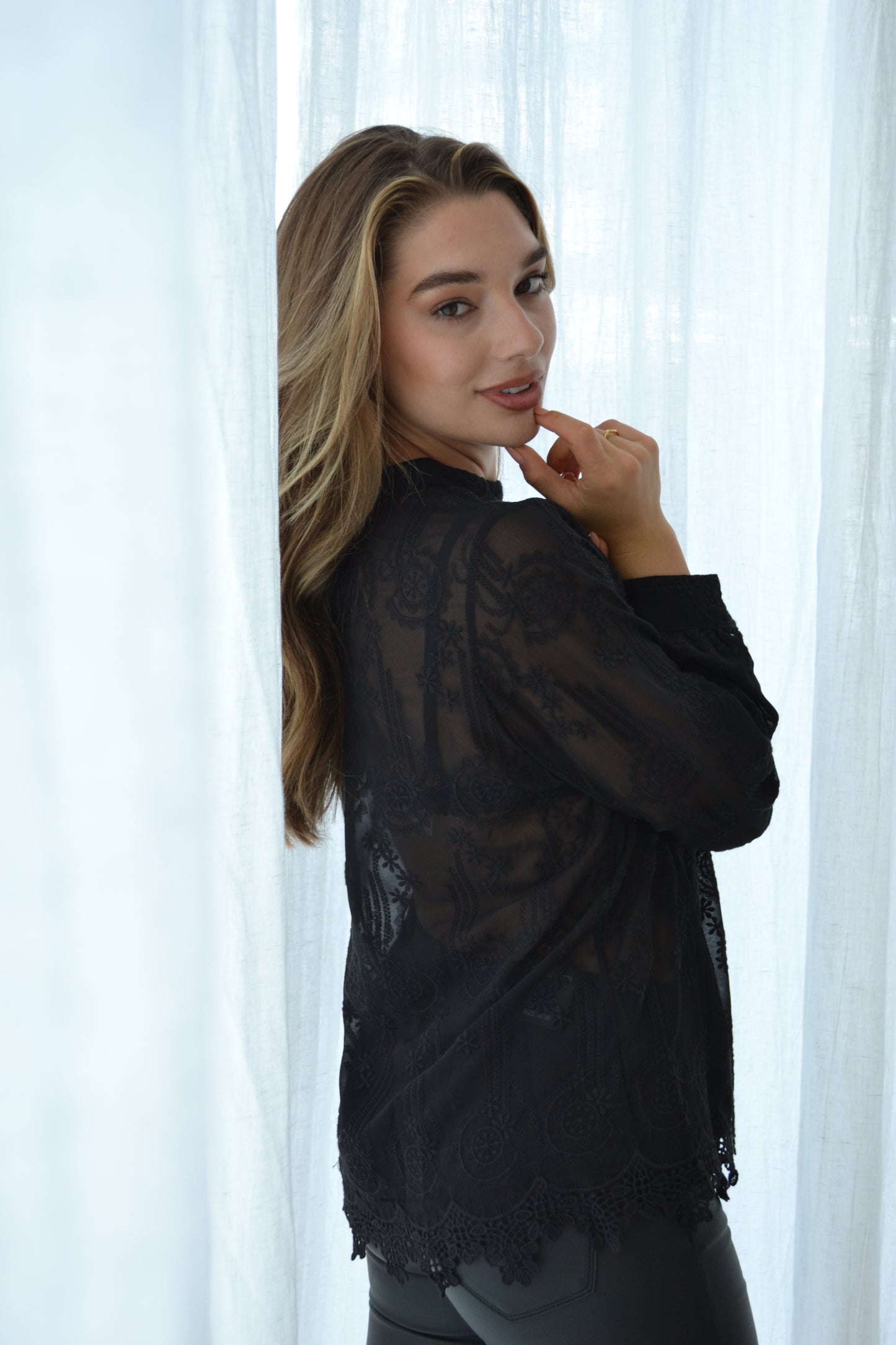 Embroidered Cotton Blouse