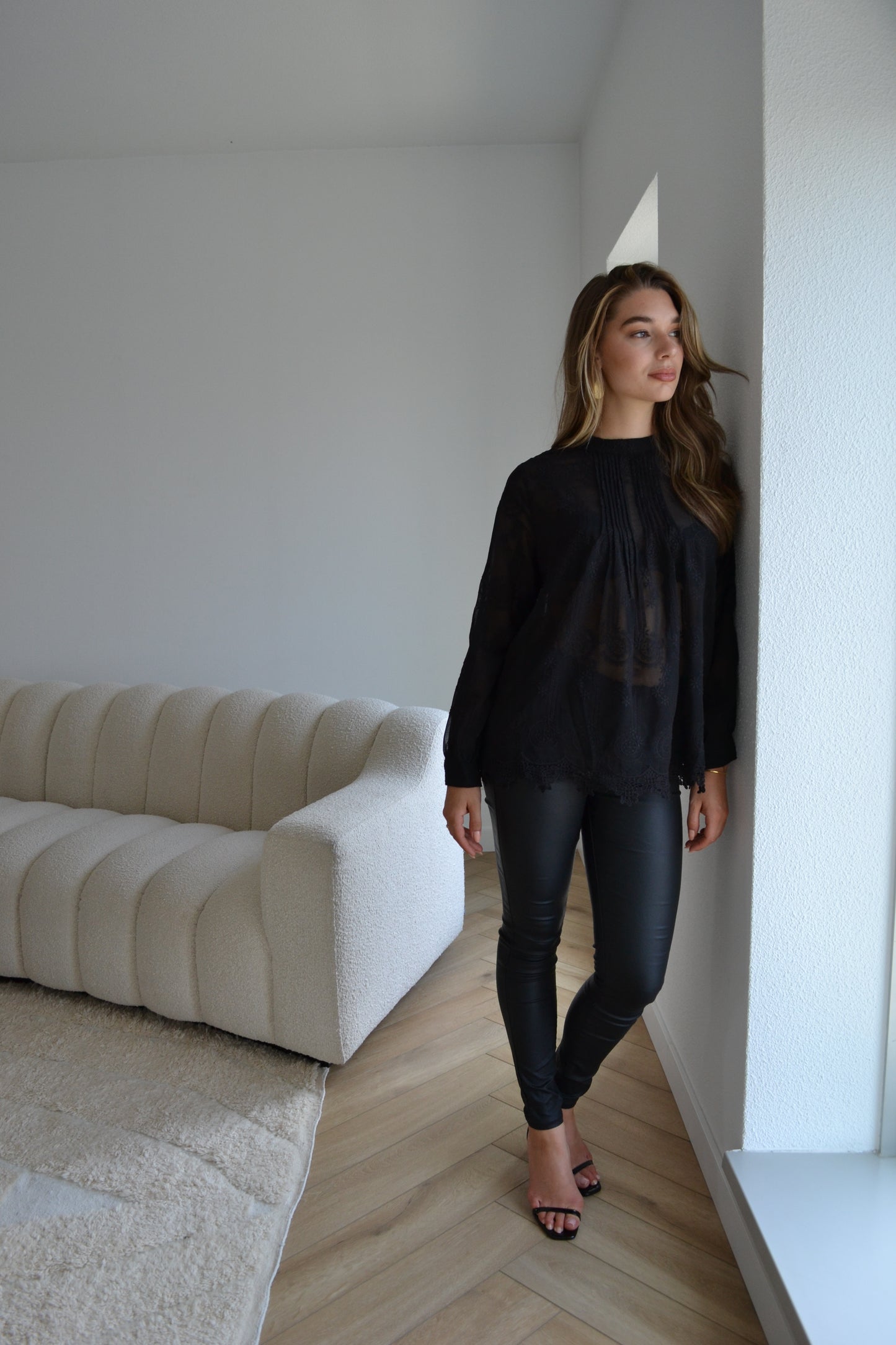 Embroidered Cotton Blouse