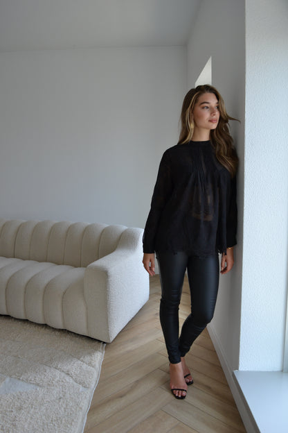 Embroidered Cotton Blouse